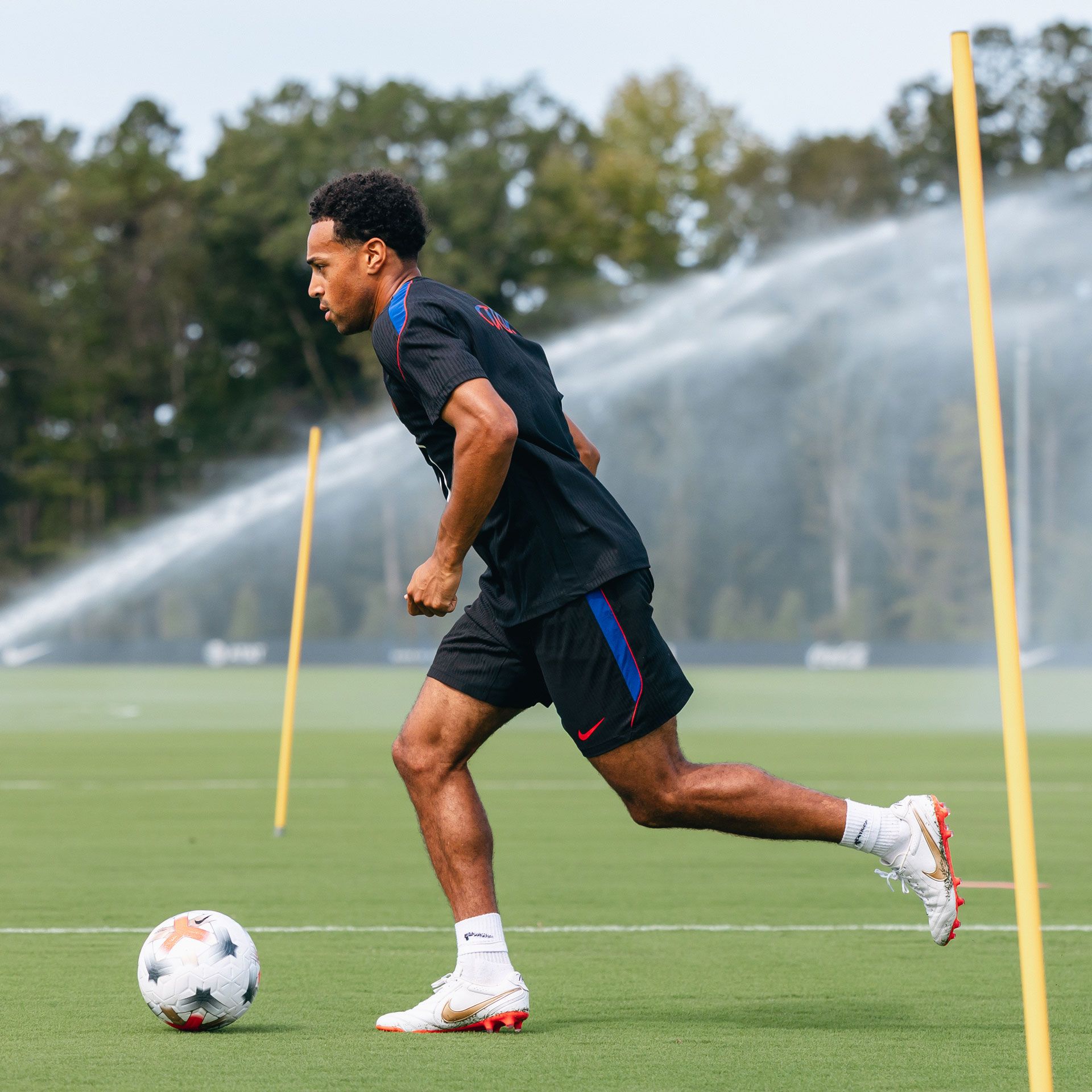 Tyler Adams trains with the USMNT ahead of its September 2026 friendlies