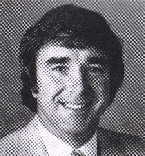 Kenny Cooper Sr. in a Baltimore Blast portrait from the 1984–85 MISL media guide