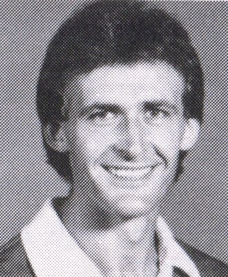 Mike Stankovic in a Baltimore Blast portrait from the 1984–85 MISL media guide